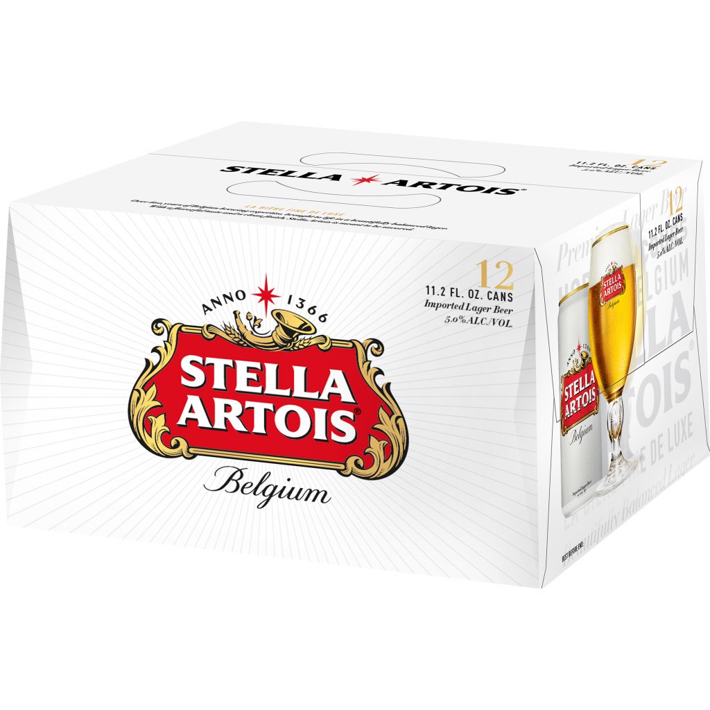 Stella Artois 12 Pack 11.2 OZ CANS - Best Beer & Wine